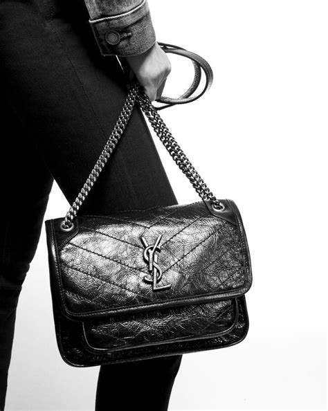 Saint Laurent Niki Crocodile